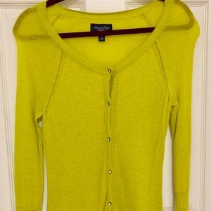 American Eagle Sweater with rhinestone buttons